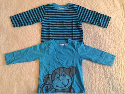 2x nátelník, bonprix,80