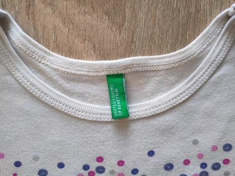 Dievčenské tričko zn. benetton, 11-12 r., veľ. 160, benetton,158