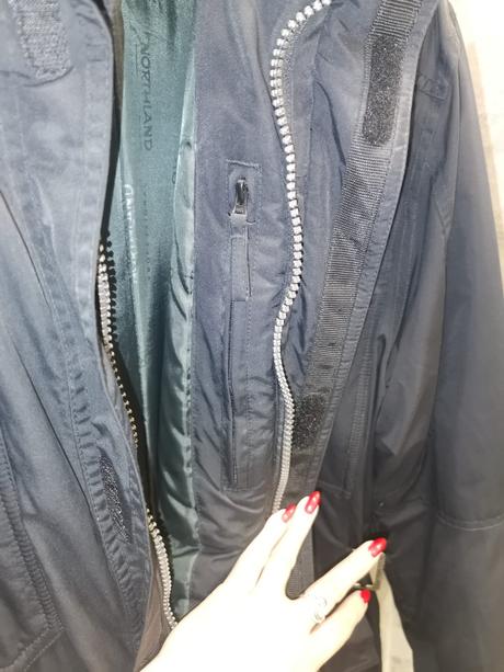 Northland profesional xxxl, pánska čierna vetrovka, xxxl