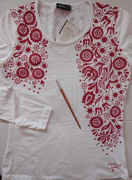 Maľované tričko, l / m / s / xl / xxl