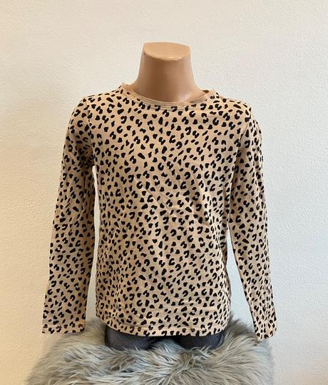 Dievčenské tričko leopardí vzor h&m (134-140), h&m,134