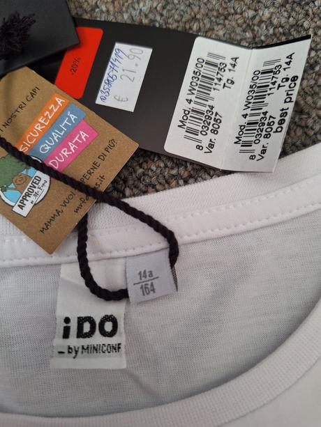 Tuniko tričko, nové, ido,164 / s