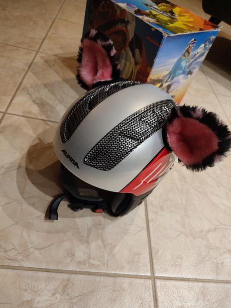 Detská lyžiarska prilba alpina + okuliare salice, alpina sports,s