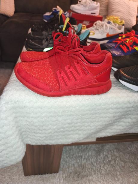 Červené adidas tenisky č.38- 24,5cm, adidas,38