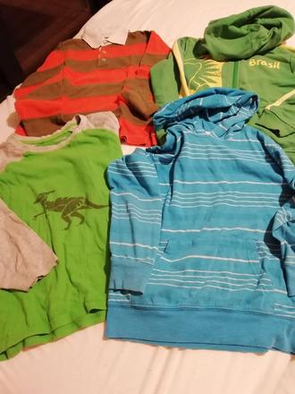 Balík oblečenia - 4 ks, 122–134