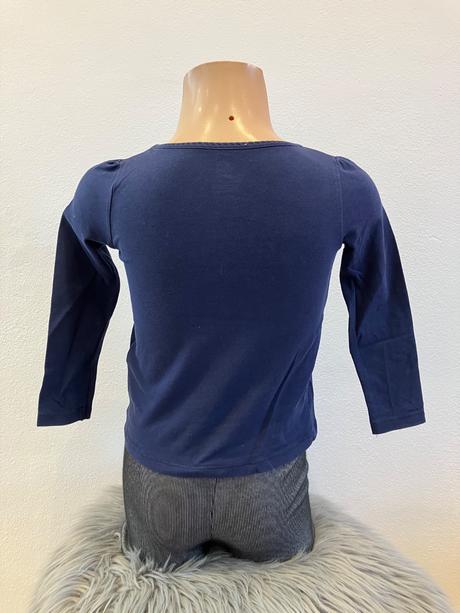 Dievčenské tričko tmavomodré h&m (2-4 r.), h&m,98