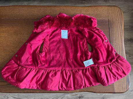 Rozkošná vesta mayoral s kožušinkovým golierom, mayoral,128