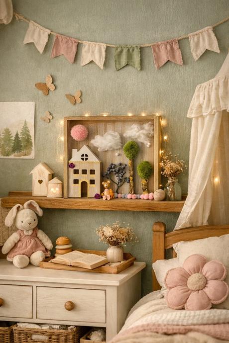 Leto v provensálsku hand made dekorácia, 