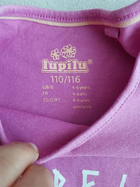 Tričko s krátkym rukávom č.110/116, lupilu,110