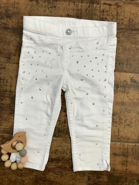 Leginky 3/4 s kamienkami, h&m,98