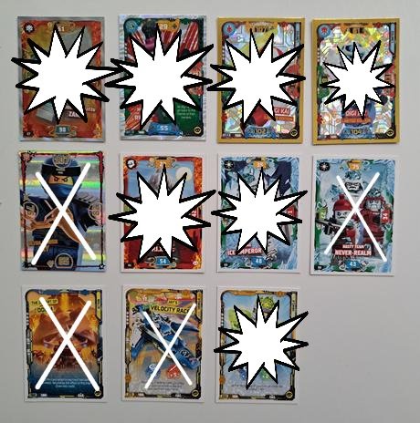 Zberateľské kartičky lego ninjago (r.2018), 