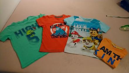 Tričká 98/104 na domáce nosenie, 98