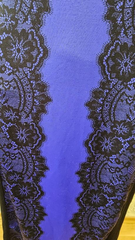 Šaty s imitáciou čipky, bonprix,38