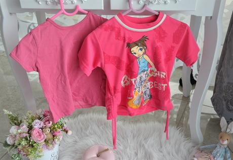 2x tričko-92/98, 92