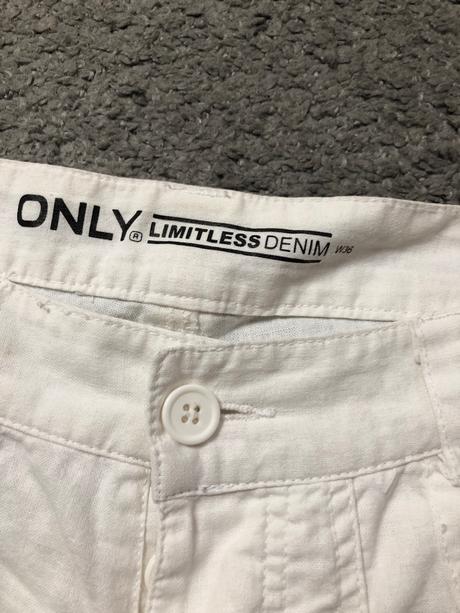 Biele nohavice only, only,m