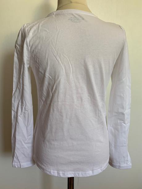 Reserved biele tričko s dlhým rukávom, reserved,128