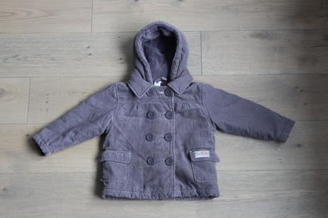 Teplá menčestrová bunda zn. baby club, baby club,92