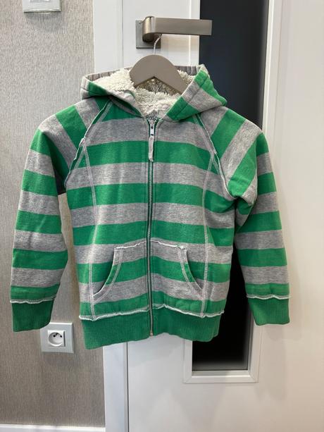 Hruba mikina s kapucou, 134, s dopor. postou, mini boden,134