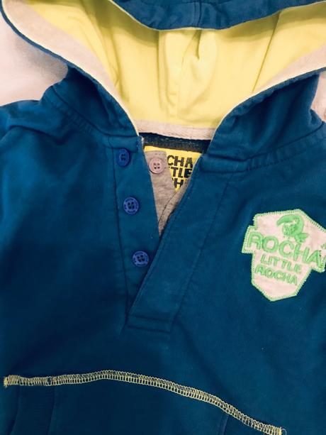 Tenká mikinka so všitým tričkom, rocha.little.rocha,98