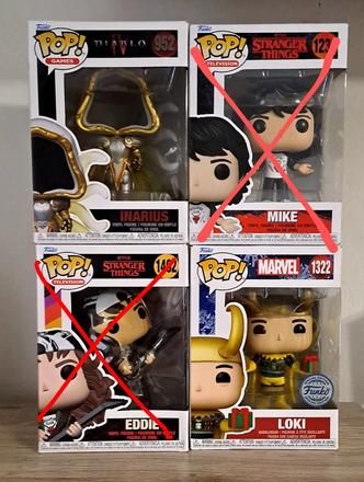 Zberateľské figúrky funko pop,