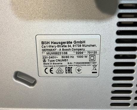 Bosch mum 58231 1000w kuchynský robot, bosch