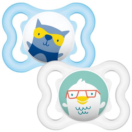 Mam 6020 silikónový cumlík air 2ks, 0m+, mam