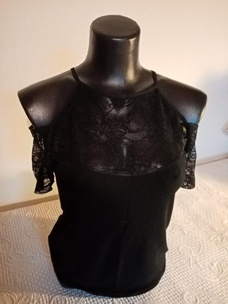 Tielko s transparentným topom, m