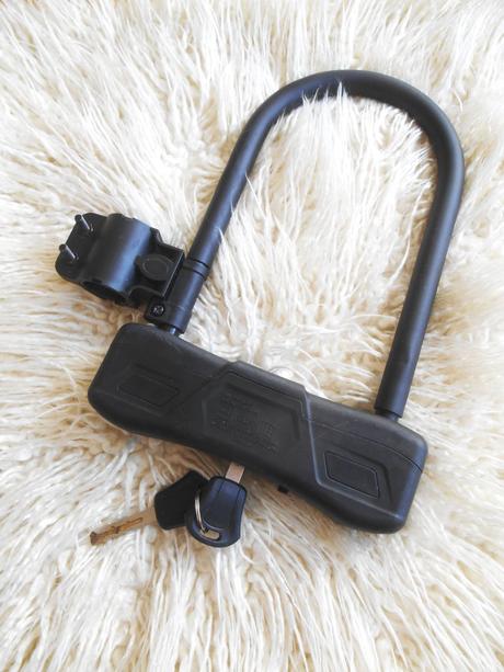 Zámok na bicykel crivit u-lock, 