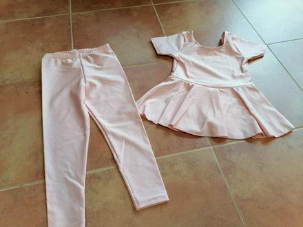 Dievčenský dres na tancovanie, veľ. 5 - 6 rokov, l.a. gear,116