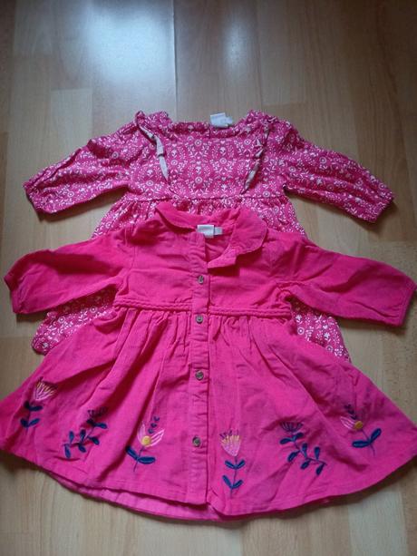 2x šaty v.68  3-6mes., miniclub,68