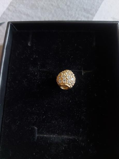 Prívesok gulička so zirkónmi 585 zlato, 