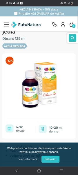 Skúsenosti so sirupom Pediakid a Appetite?