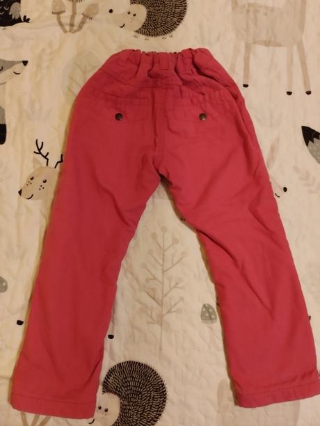 Zateplené dievčenské nohavice 98, lupilu,98