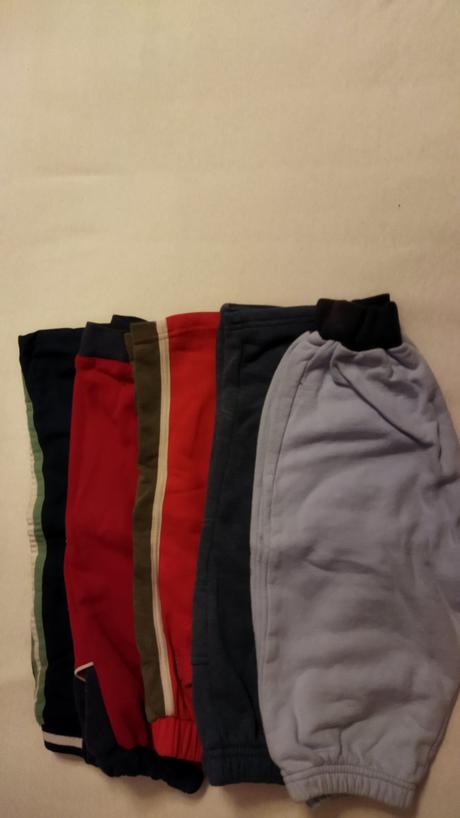 Tepláky,5ks,12-18mes., f&f,92