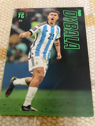 Kartička fudbalistu paulo dybala,