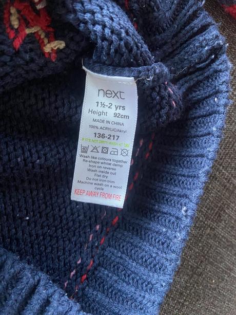 Komplet svetrík+nohavice+sukňa, next,92