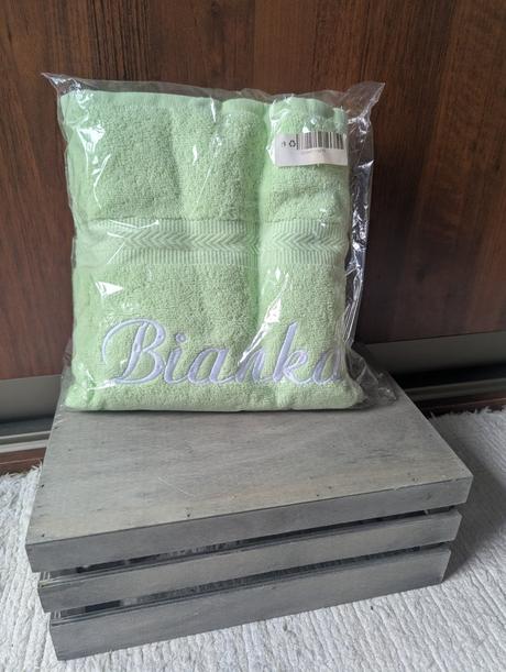 Nový uterák s menom bianka,