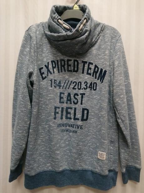 Modro sivá mikina, east field, 158-164 cm, 164