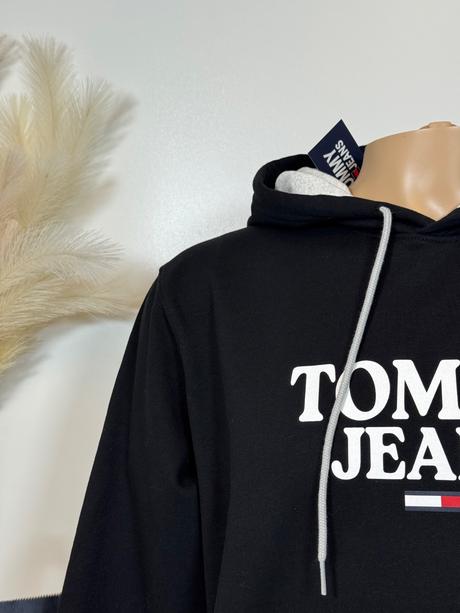 Tommy jeans pánska čierna mikina, tommy hilfiger,l