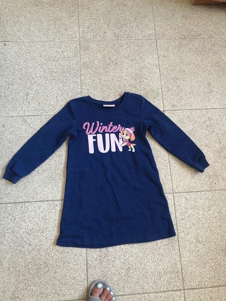 Mikina - šaty 110-114, 110