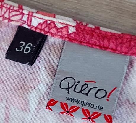 Rúžovo biele šaty qiero, 36