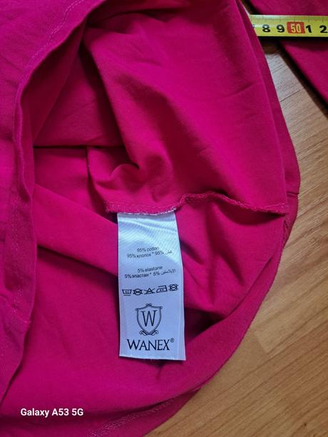 Ruzove tricko wanex plus darcek, 152