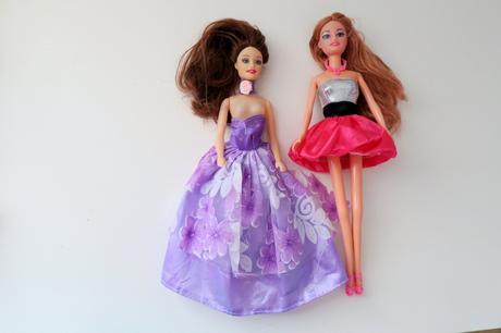 Bábika v ružovej sukni,