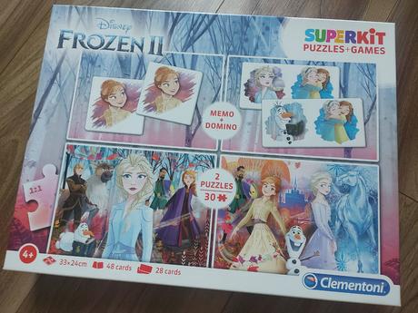Puzzle plus domino frozen, 