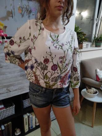 Romanticky crop top, m