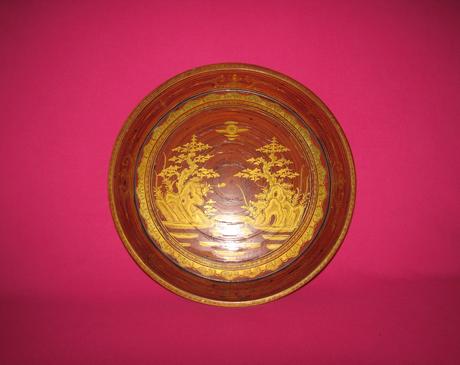 Dekoračný tanier s čínskym motívom, 