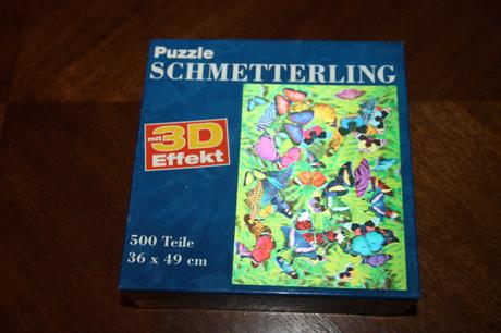 Puzzle motyle 500 s 3d efektom,