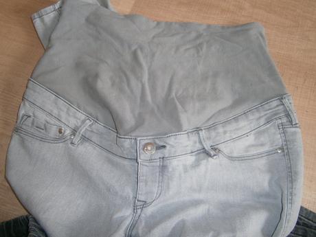 2x tehotenské rifle+tepláky(cena všetko), denim,l