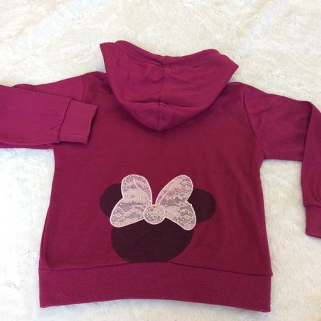 Purpurová tepláková súprava minnie mouse, baby,122