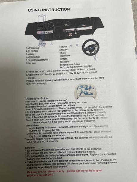 Predam elektronické auticko pre deti,